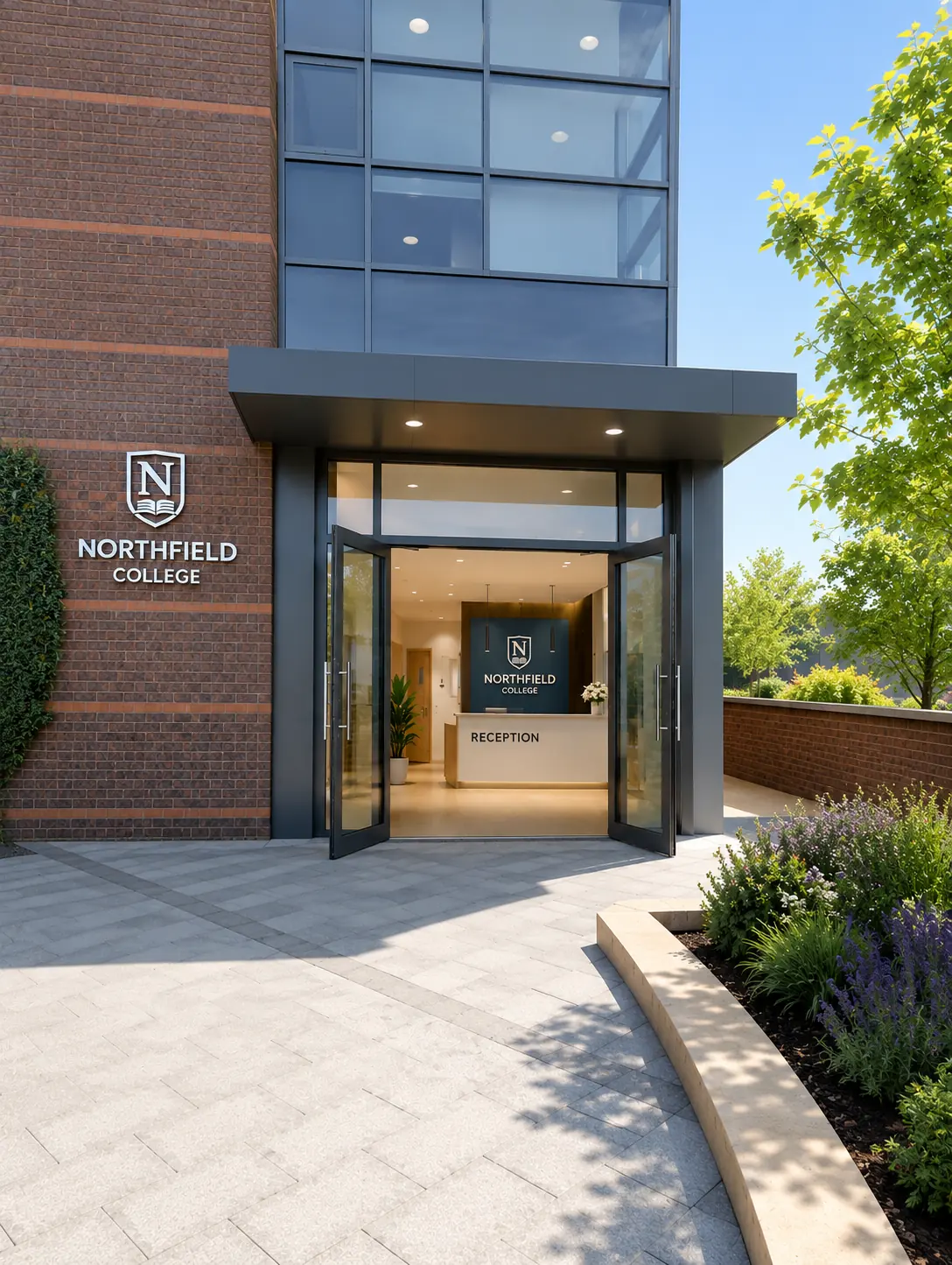Computer-generated image of a potential dedicated education entrance